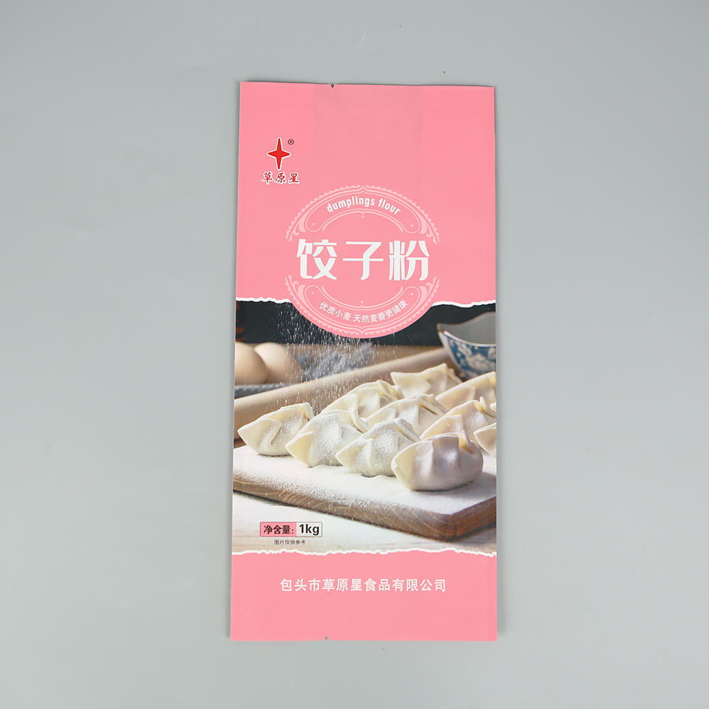 1kg面粉餃子粉+白牛皮紙